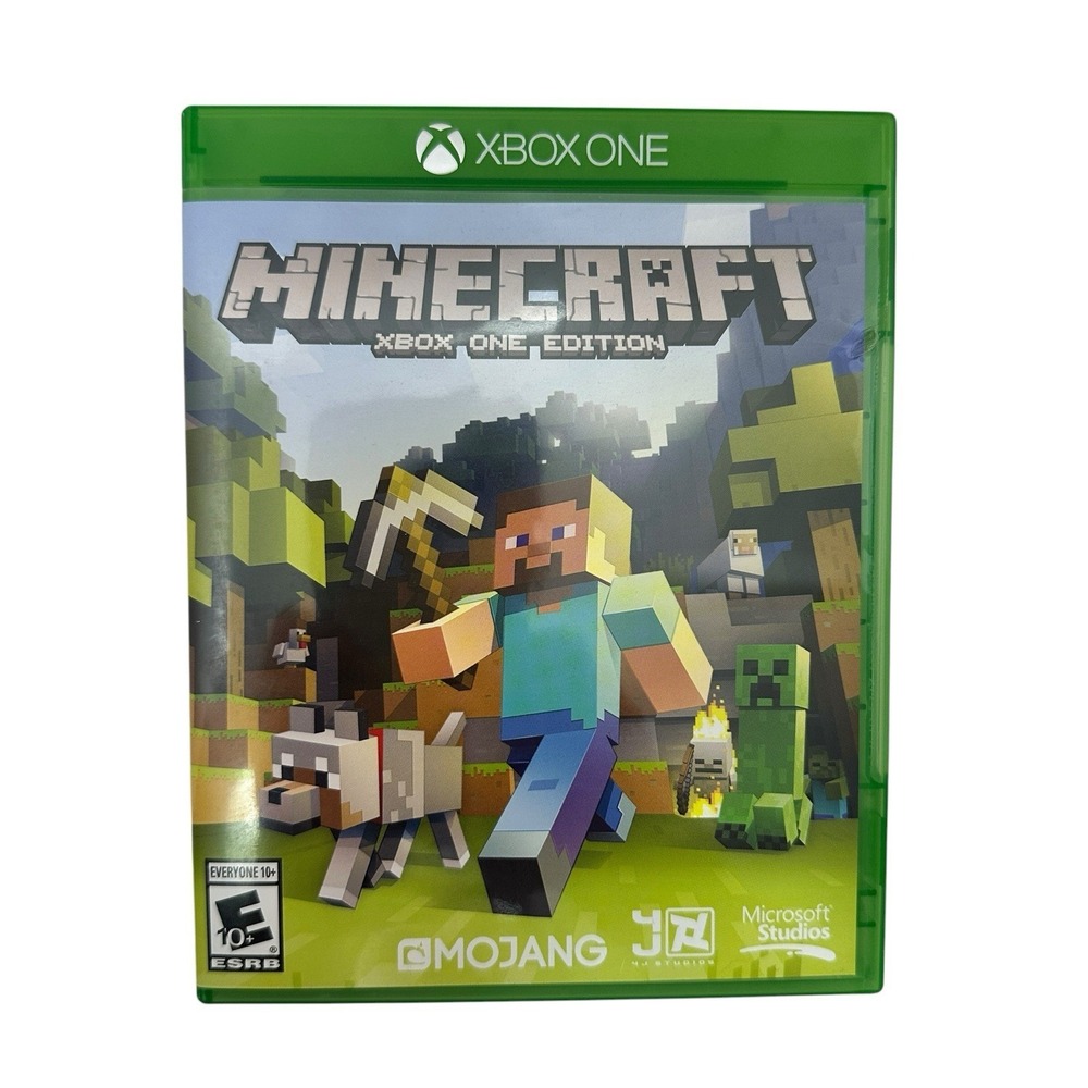 Minecraft Xbox One Edition Original Case & Disc Microsoft Mojang